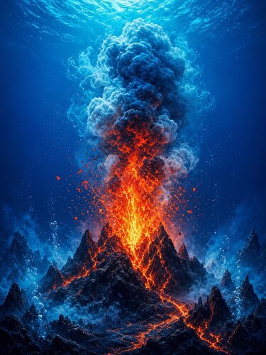 Underwater Volcanoes Facts