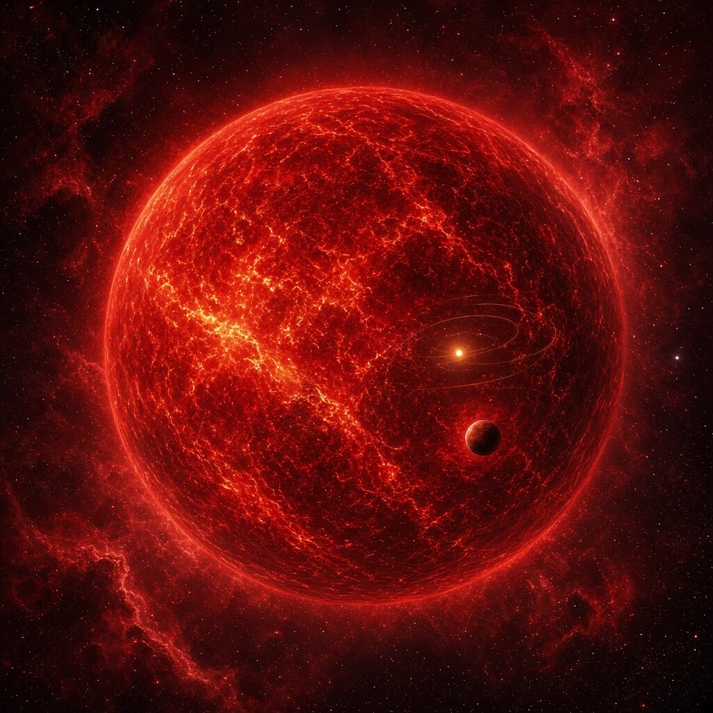 Betelgeuse could swallow the orbit of Mars