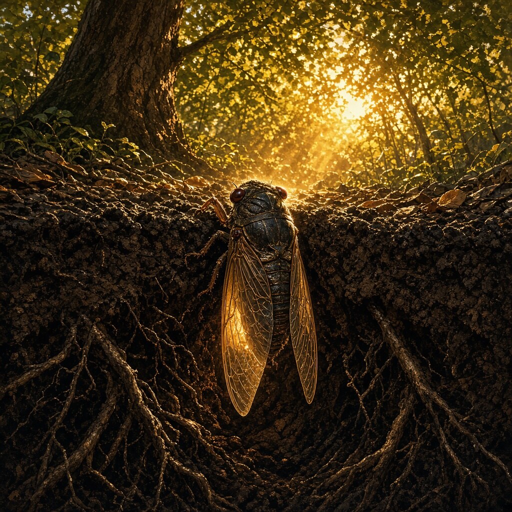 Cicadas can spend 17 years underground before emerging