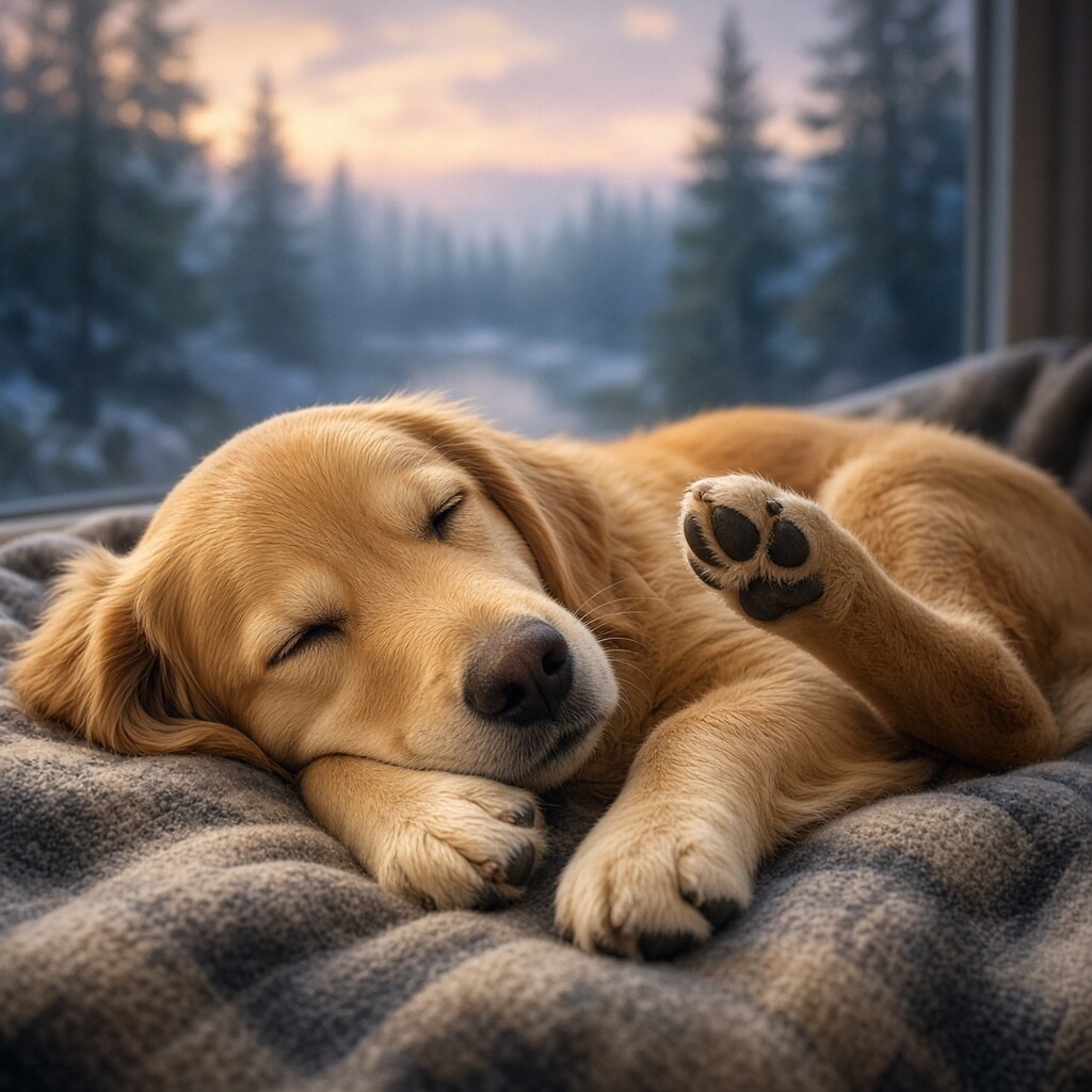 Dogs dream — and their paws often twitch while they do