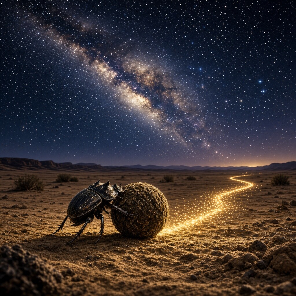 Dung beetles can navigate using the Milky Way