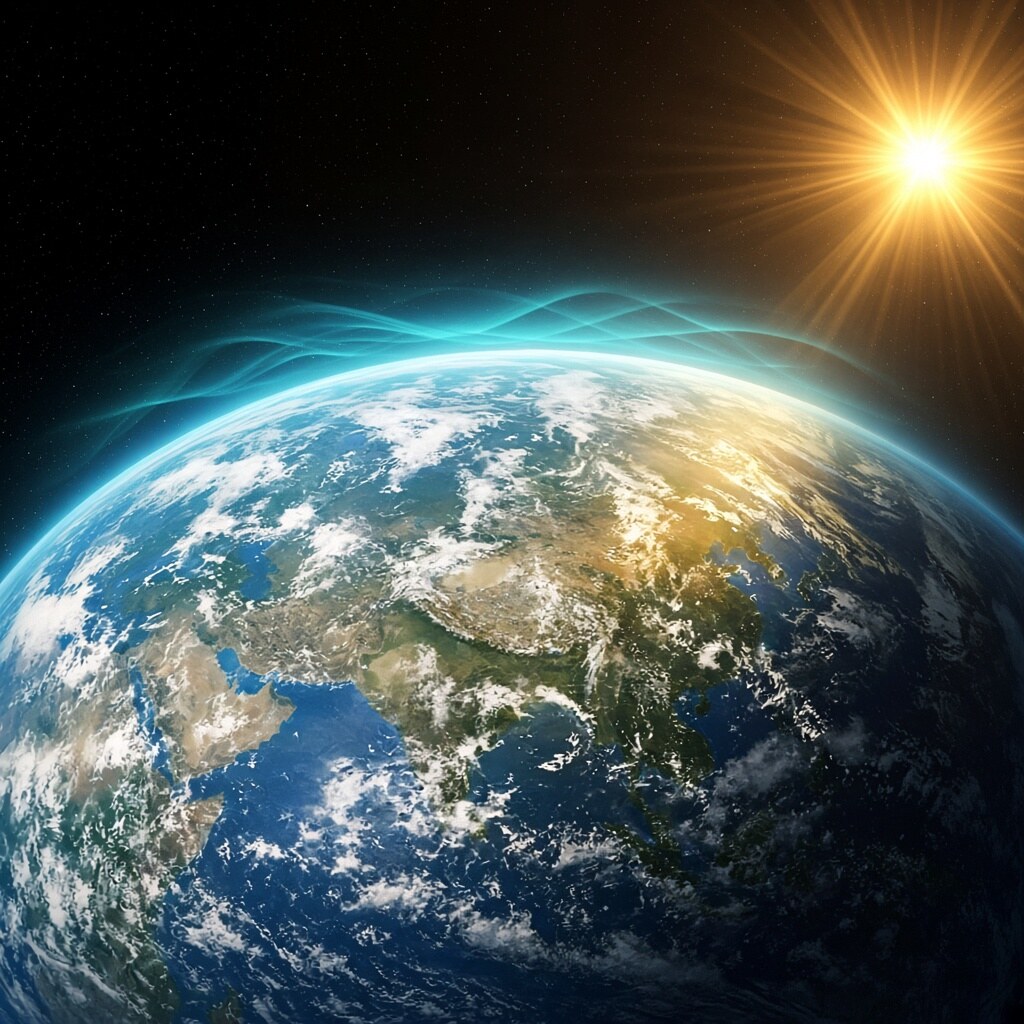 Earth’s ozone layer blocks most harmful UV-B sunlight