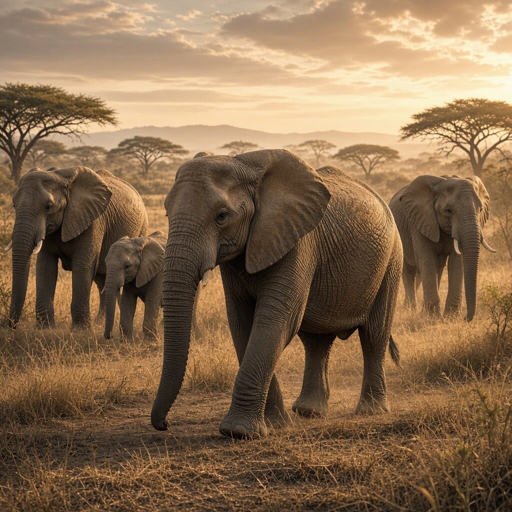Elephant pregnancies last about 22 months