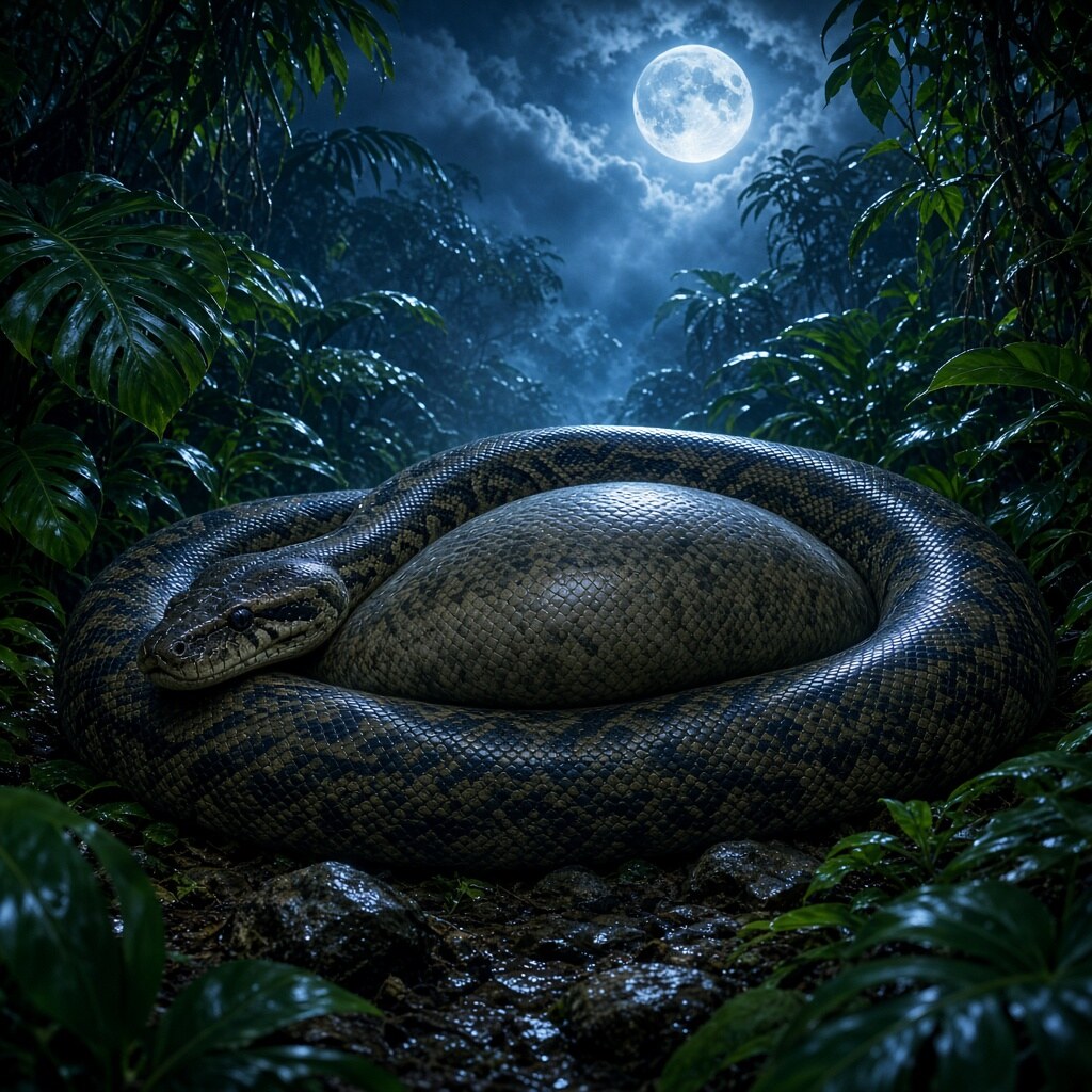 Pythons can go months without eating after a large meal