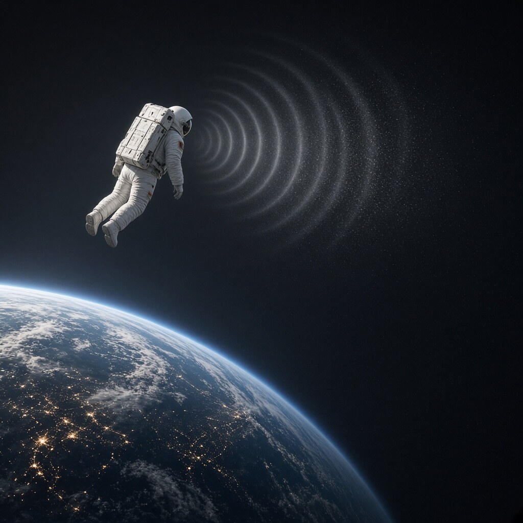 Sound cannot travel through outer space