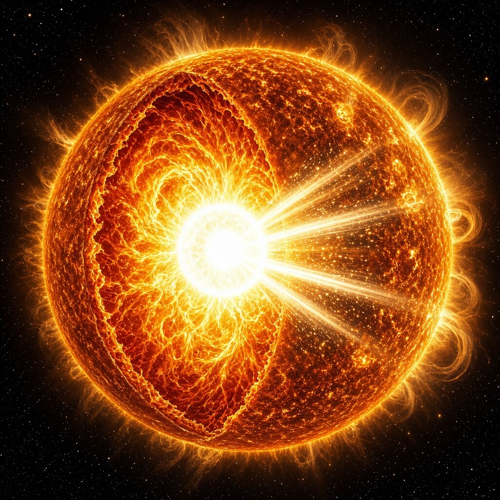 The Sun converts about 4 million tons of mass to energy every second