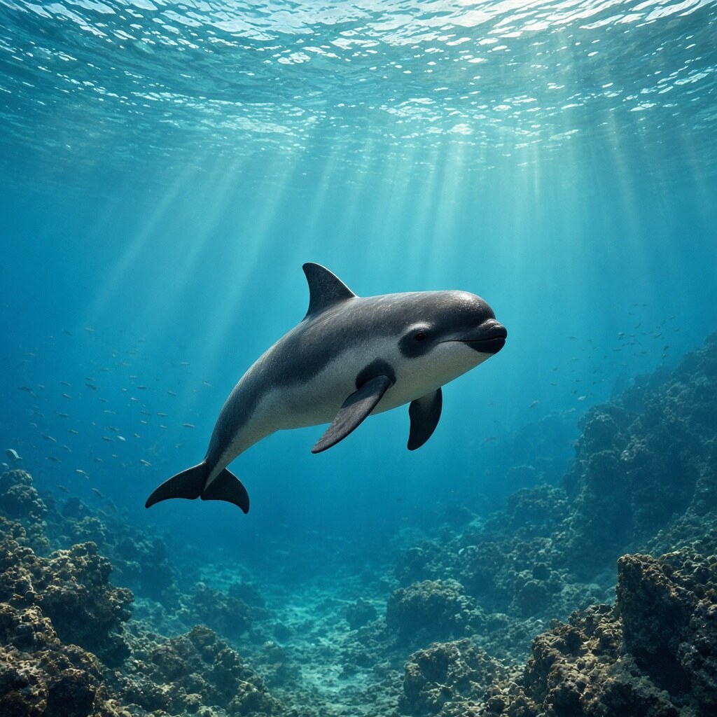 Vaquitas are the world’s most endangered marine mammal