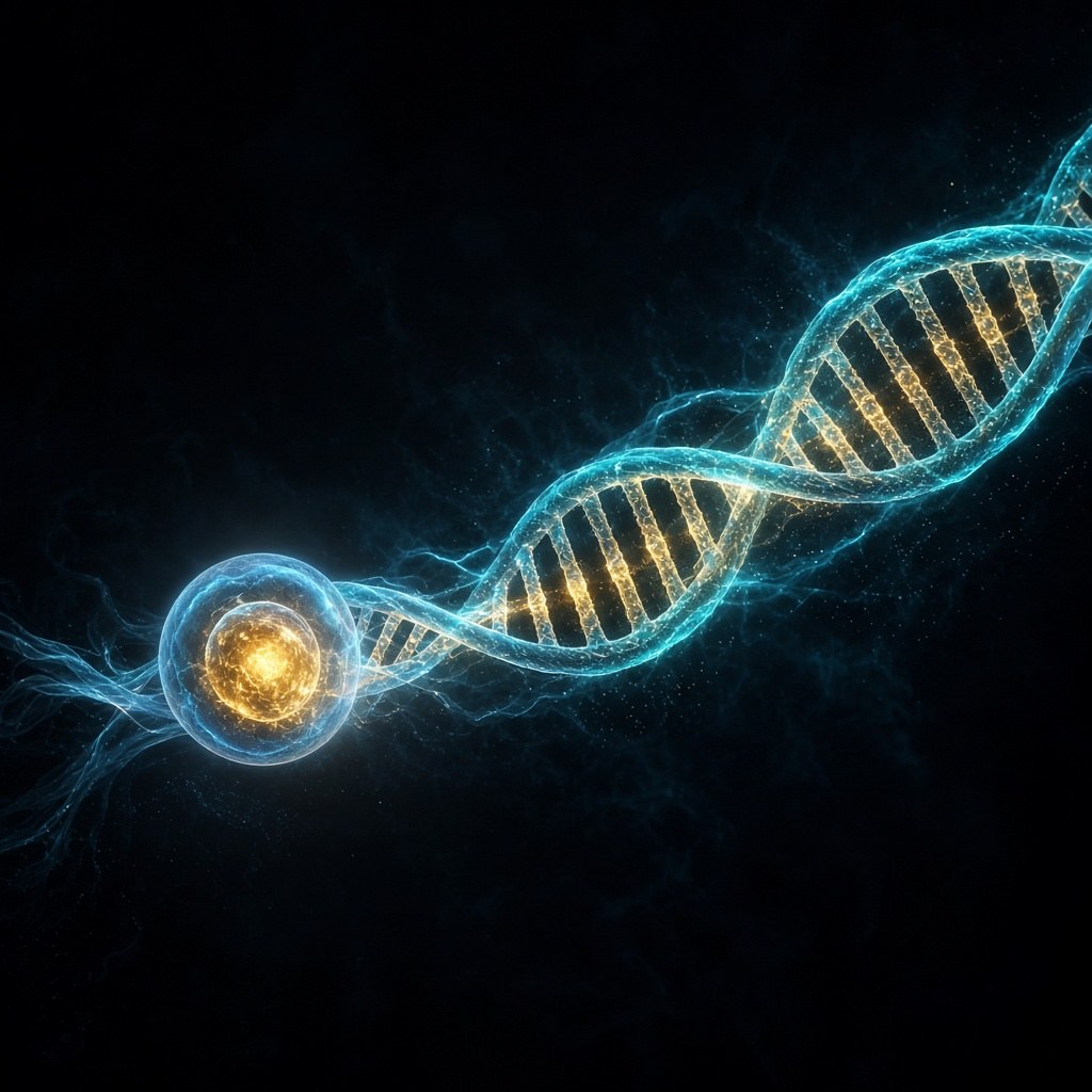 Your DNA would stretch about 2 meters if uncoiled from one cell