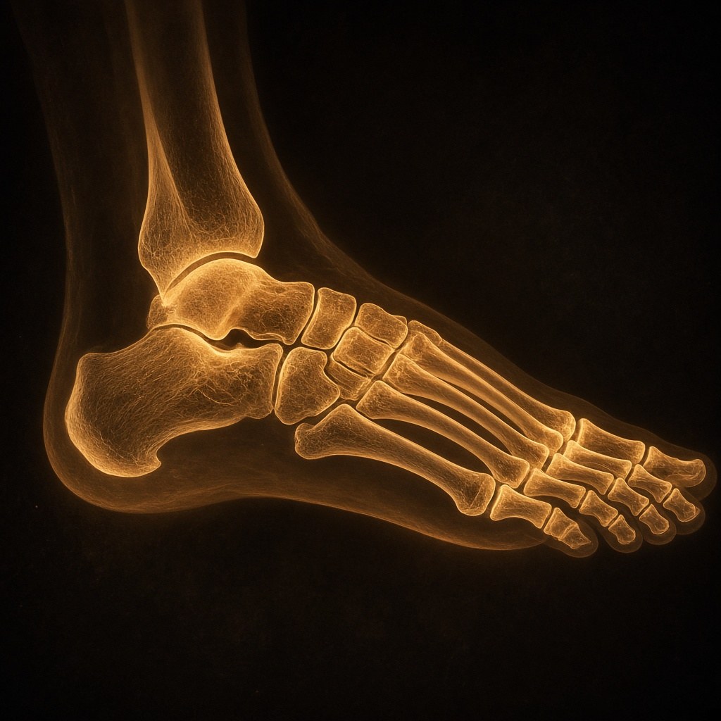 Your feet have about a quarter of all the bones in your body